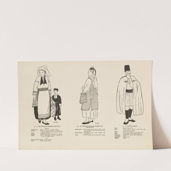 National costumes of the Slavic peoples Pl.11 (1920) by Margaret Hubbard