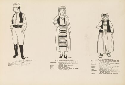 National costumes of the Slavic peoples Pl.12 (1920)