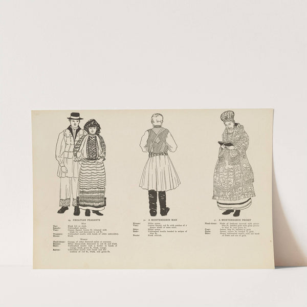 National costumes of the Slavic peoples Pl.13 (1920) by Margaret Hubbard