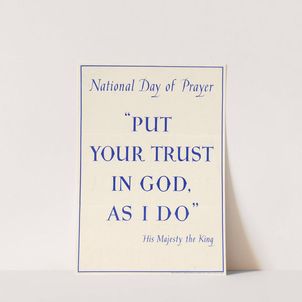 National Day of Prayer by Anonymous
