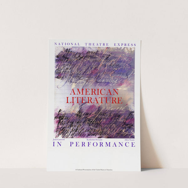 National Theatre Express. American Literature In Performance by U.S. Information Agency
