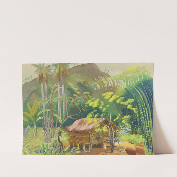 Native Hut, Brazil by Boris Grigoriev