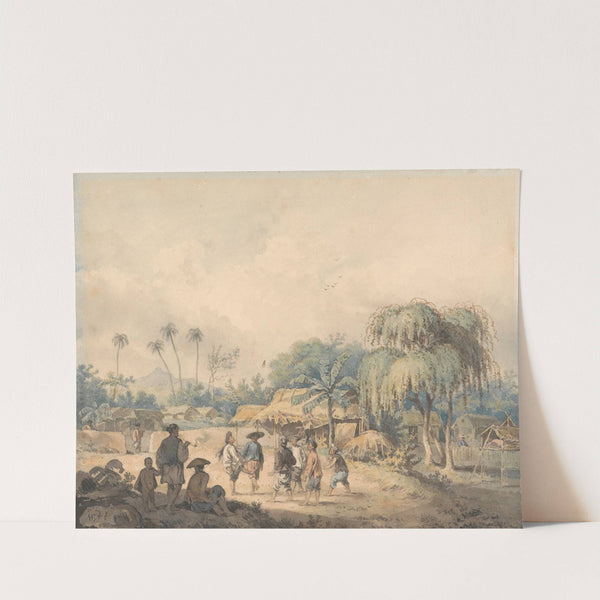 Natives of Cochin Playing Shuttlecock in China by William Alexander