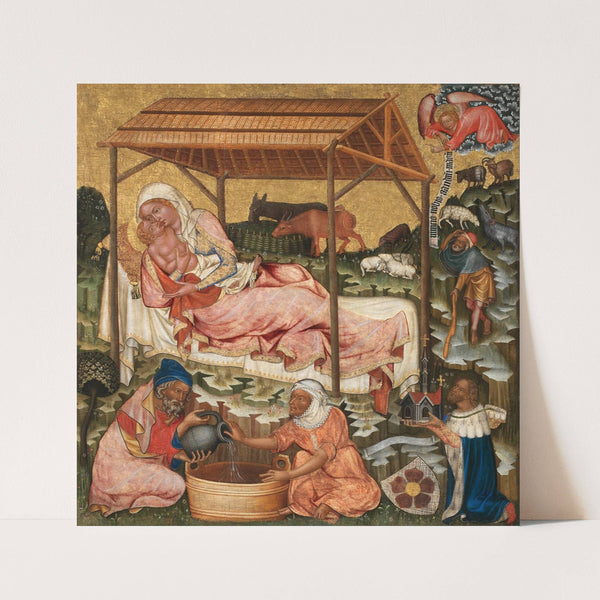 Nativity of Jesus (between 1345 and 1350) by Master of Vyšší Brod