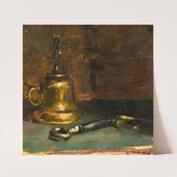 Nature morte à la lampe (circa 1888) by Édouard Vuillard