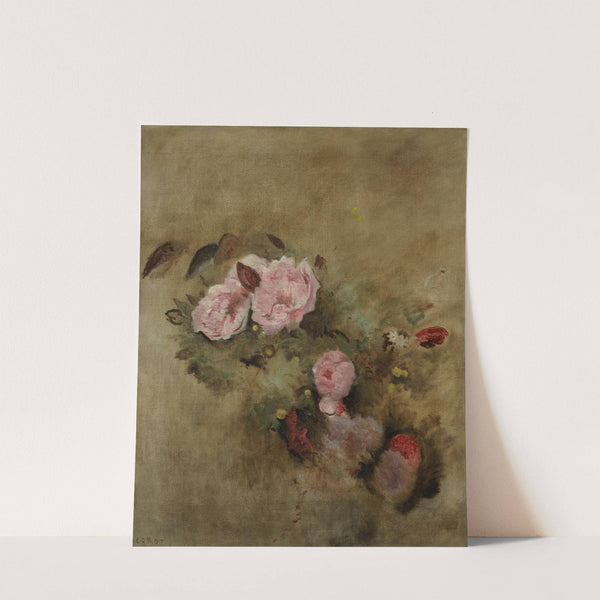 Nature morte au bouquet de fleurs (1871) by Jean-Baptiste-Camille Corot