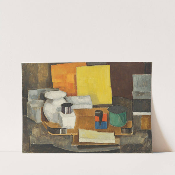 Nature morte au carré jaune by Roger de La Fresnaye