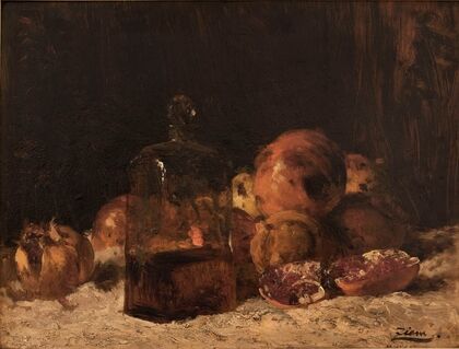 Nature morte au flacon et aux grenades — size preview