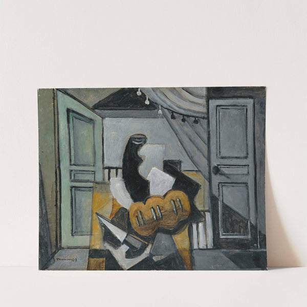 Nature Morte Au Pain Et Au Couteau (circa 1928-29) by Louis Marcoussis