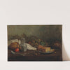 Nature morte au pichet d’étain (1855) by Eugène Boudin