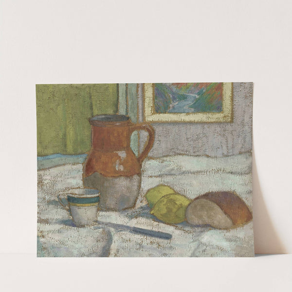 Nature Morte Au Pichet Et À La Tasse (circa 1889) by Emile Bernard