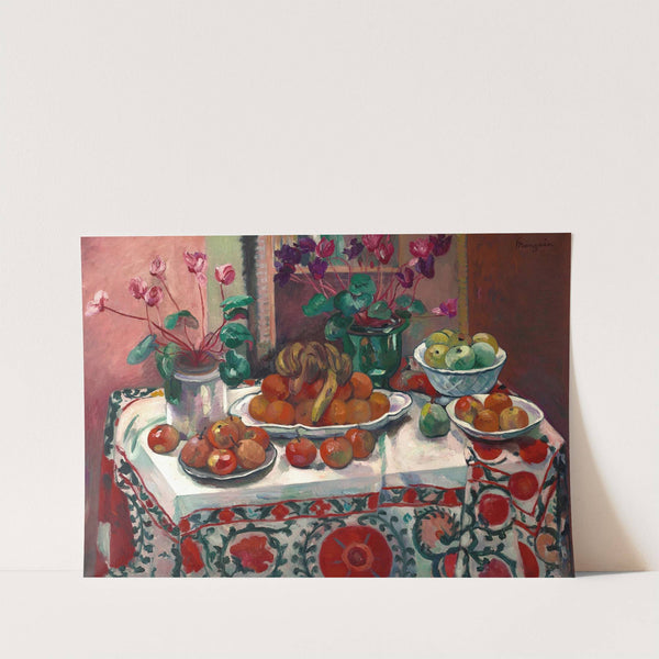 Nature morte aux cyclamens (1912) by Henri Manguin