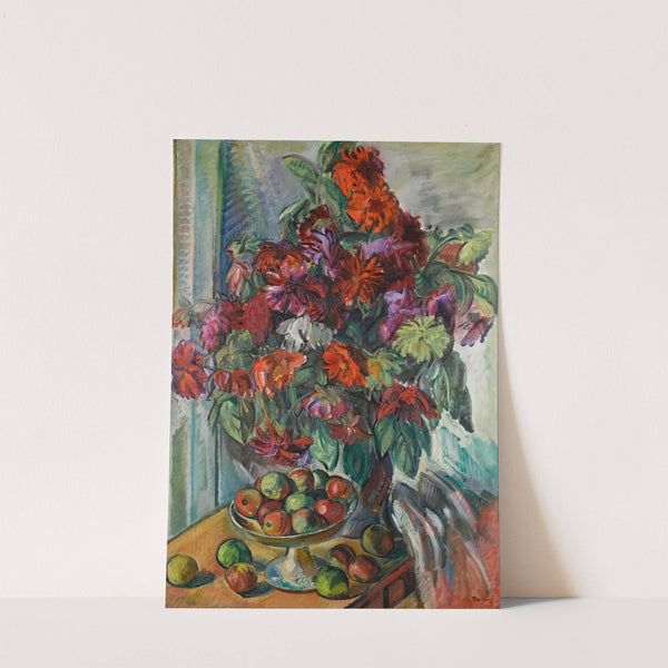 Nature Morte aux Fleurs et Pommes by Nikolai Alexandrovich Tarkhov