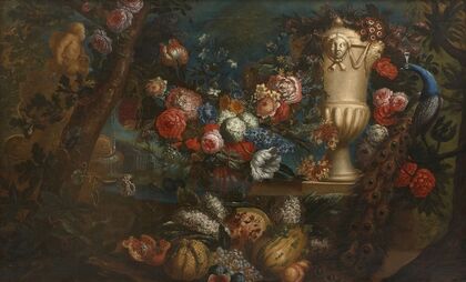 Nature morte aux fruits et fleurs