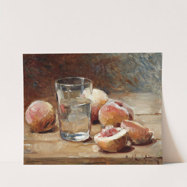 Nature morte aux pêches by René Louis Chretien