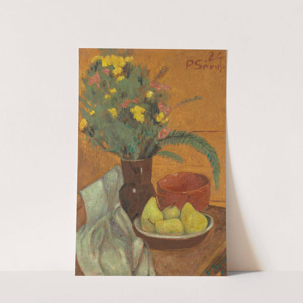 Nature morte aux poires et bouquet de fougères by Paul Sérusier