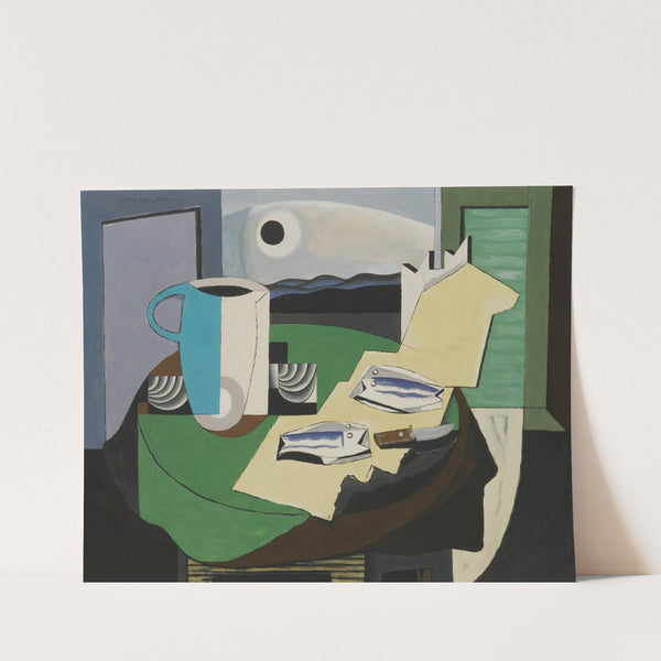 Nature Morte Aux Poissons Or Hyères Ii (circa 1928) by Louis Marcoussis