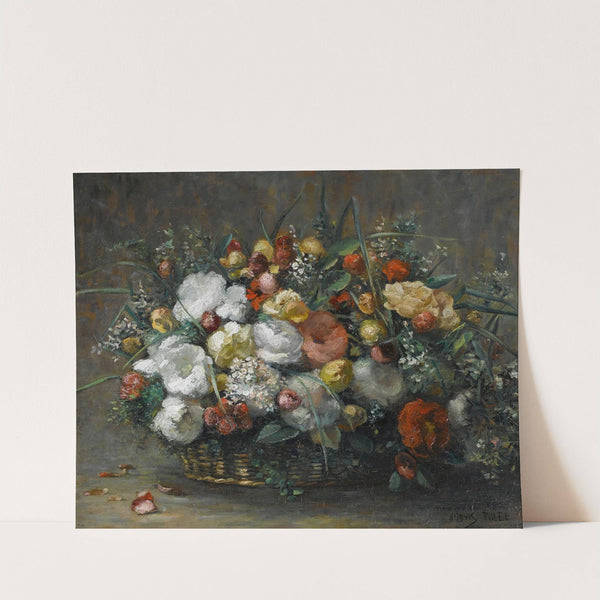 Nature morte dans une corbeille by Albert Dubois-Pillet