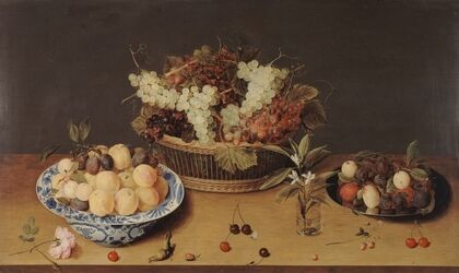 Nature morte de fruits et de fleurs (1624 - 1700)