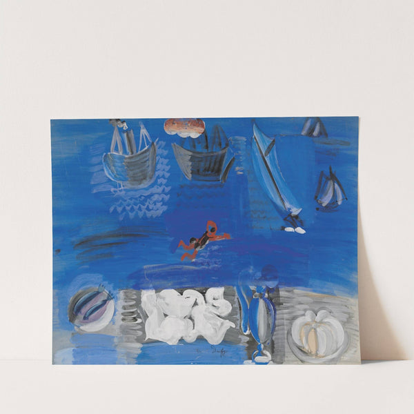 Nature morte et bateaux (circa 1923) by Raoul Dufy