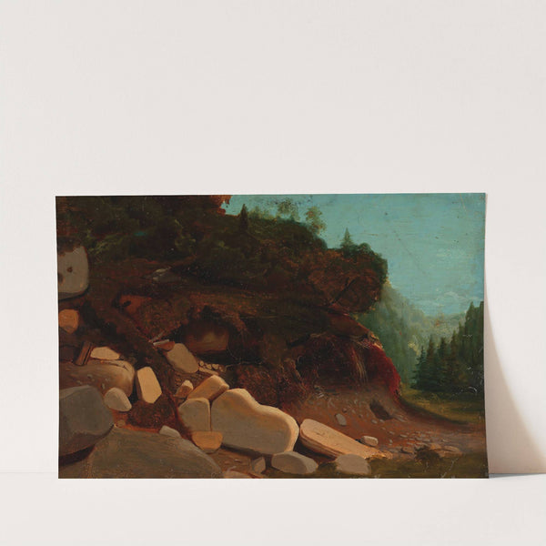 Nature Study with Rocks by August Cappelen
