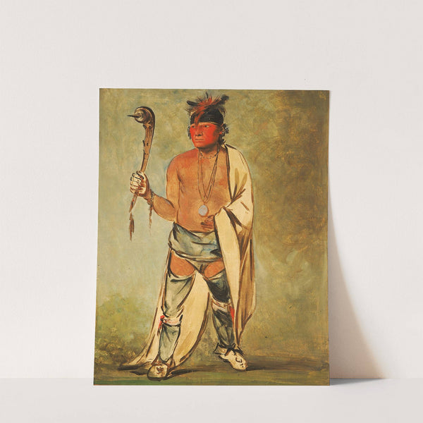 Naugh-Háigh-Hee-Kaw, He Who Moistens The Wood (1828) by George Catlin