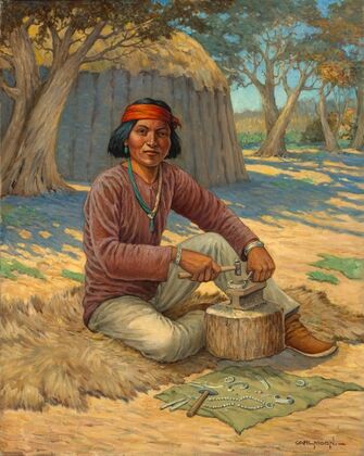 Navajo Silversmith