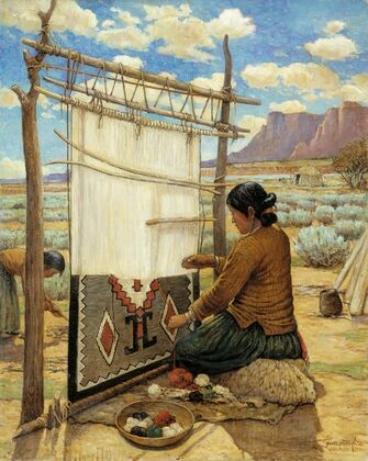 Navajo Weaver