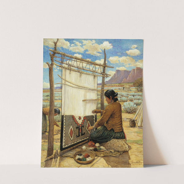 Navajo Weaver by Carl Moon