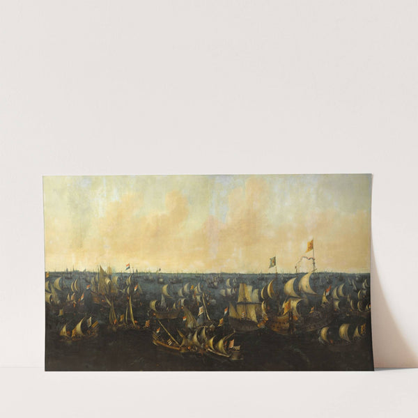 Naval Battle on the IJsselmeer, 6 October 1573; Episode from the Eighty Years’ War (1621) by Abraham de Verwer