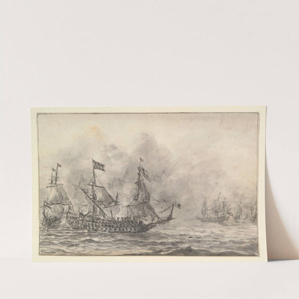 Naval Battle by Reinier Nooms