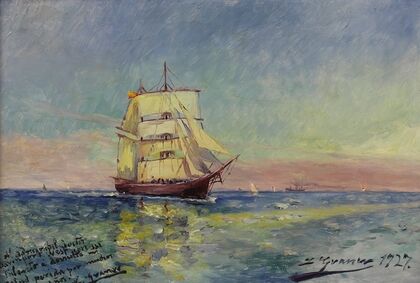 Nave Sobre el Mar (Ship at Sea)