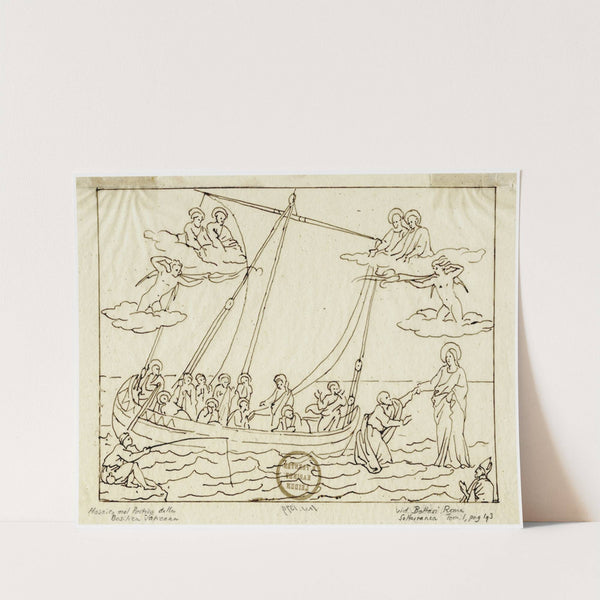 ‘Navicella di S. Pietro’: mozaïek Basilica Vaticana by David Humbert de Superville