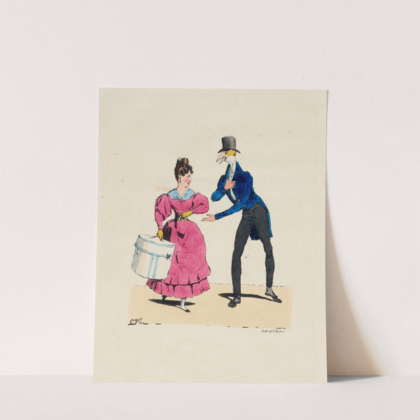 Ne forcez pas votre talent by Charles-Joseph Traviès de Villers