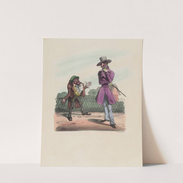 Ne nous fâchons pas.. Moi aussi je suis St Simonnien.. je suis pour la communauté des femmes by Charles-Joseph Traviès de Villers