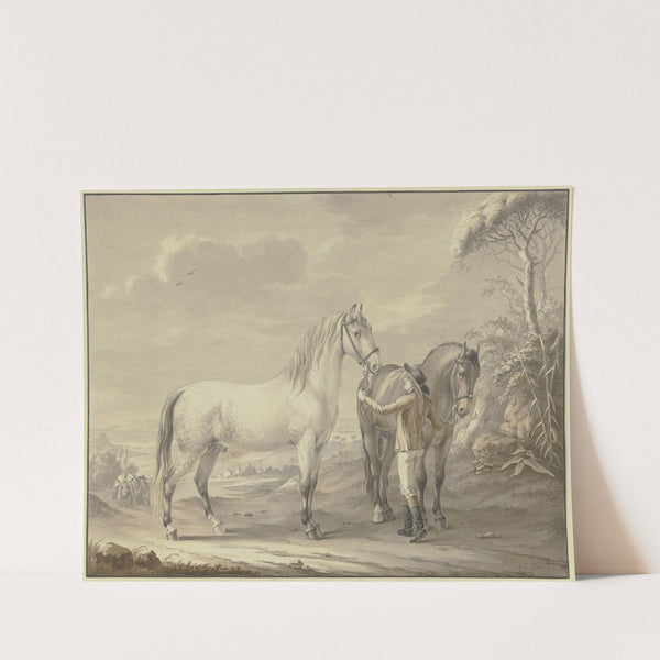 Neapolitan horses by Johann Georg Pforr