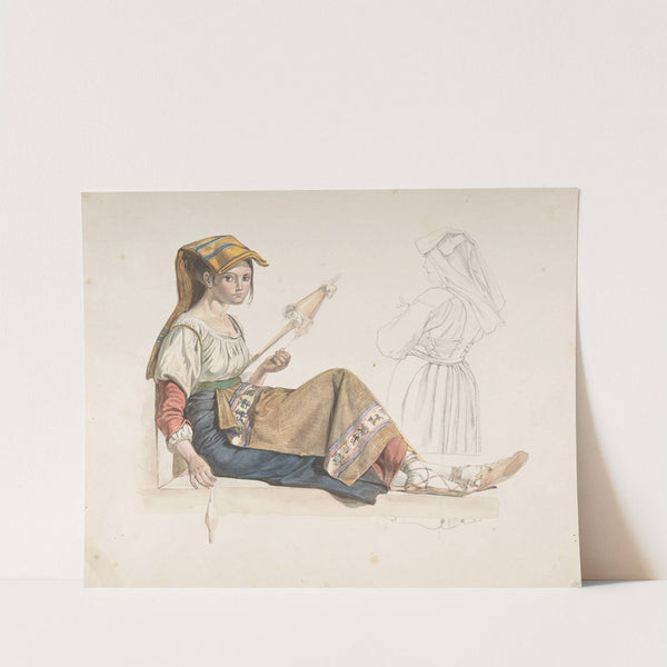 Neapolitan Woman by Karl Wilhelm Freiherr von Heideck