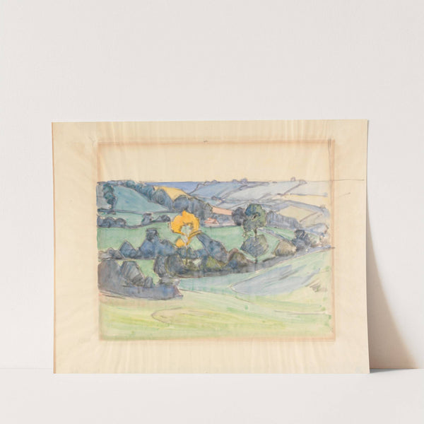 Near Brimley Hill by Robert Polhill Bevan