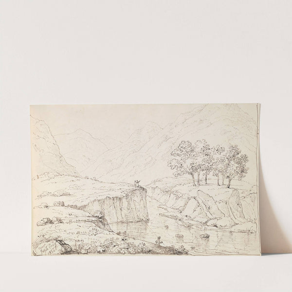 Near Eagle Crag (1836) by Thomas Hastings