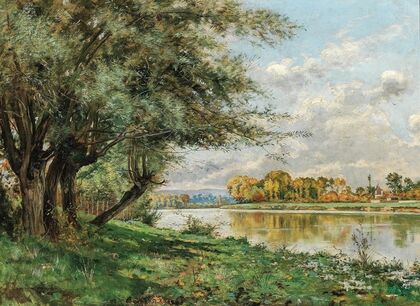 Near Fontainebleau (Meadows by the River)