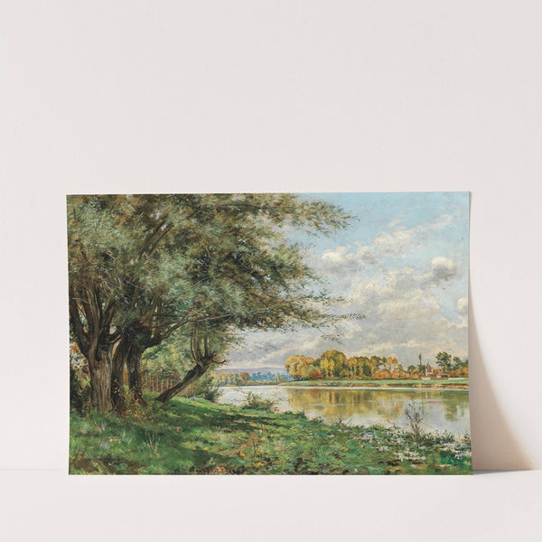 Near Fontainebleau (Meadows by the River) by Rene Maurice Fath