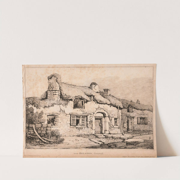 Near Helston, Cornwall by Samuel Prout