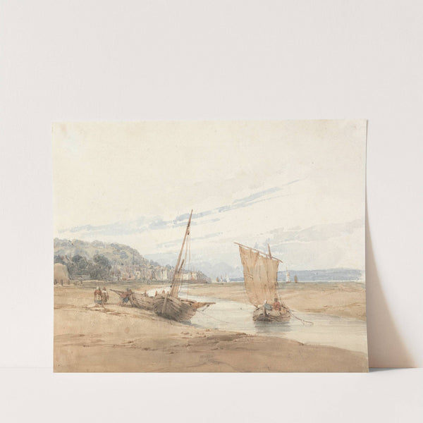 Near Honfleur by Richard Parkes Bonington
