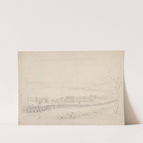 Near Mount Pleasant looking over Haverstraw Bay to entrance of High Lands by John Rubens Smith