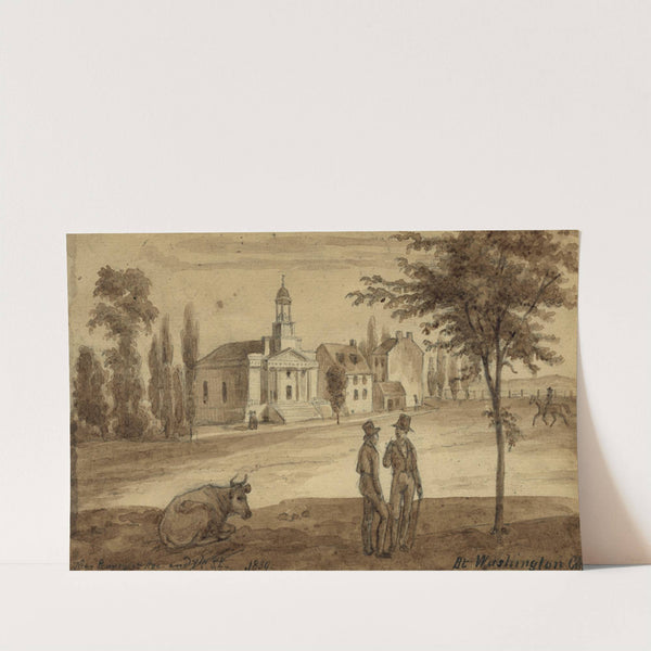 Near Pennsylv. Ave. and 7th St. At Washington City by Augustus Köllner