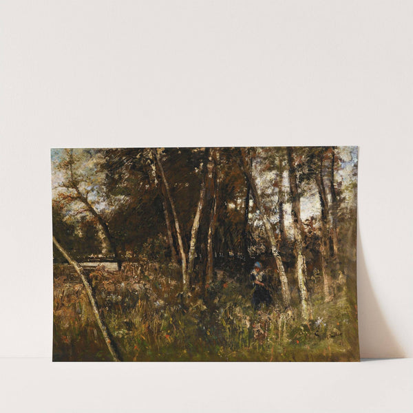 Near The Heustadelwasser, Vienna by Emil Jakob Schindler