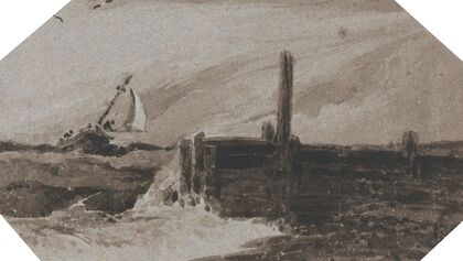 Nearing Port in a Stormy Sea