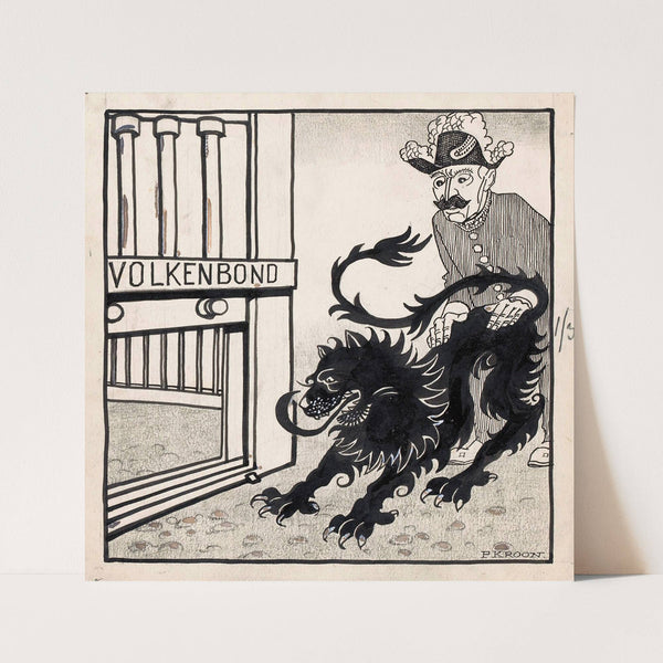 Nederland en de Volkenbond (1920) by Patricq Kroon