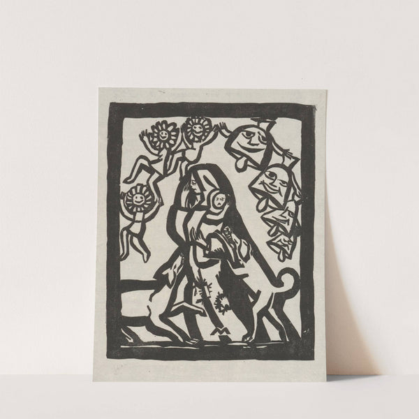 Nędza opadnięta przez psy (1924) by Tadeusz Makowski