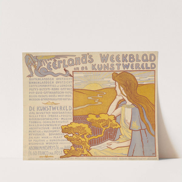 Neerland’s Weekblad en de kunstwereld (ca. 1900) by Jacques Zon